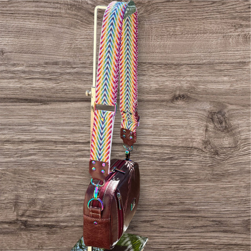 Lil Crossbody Bags! (Maroon Leather)