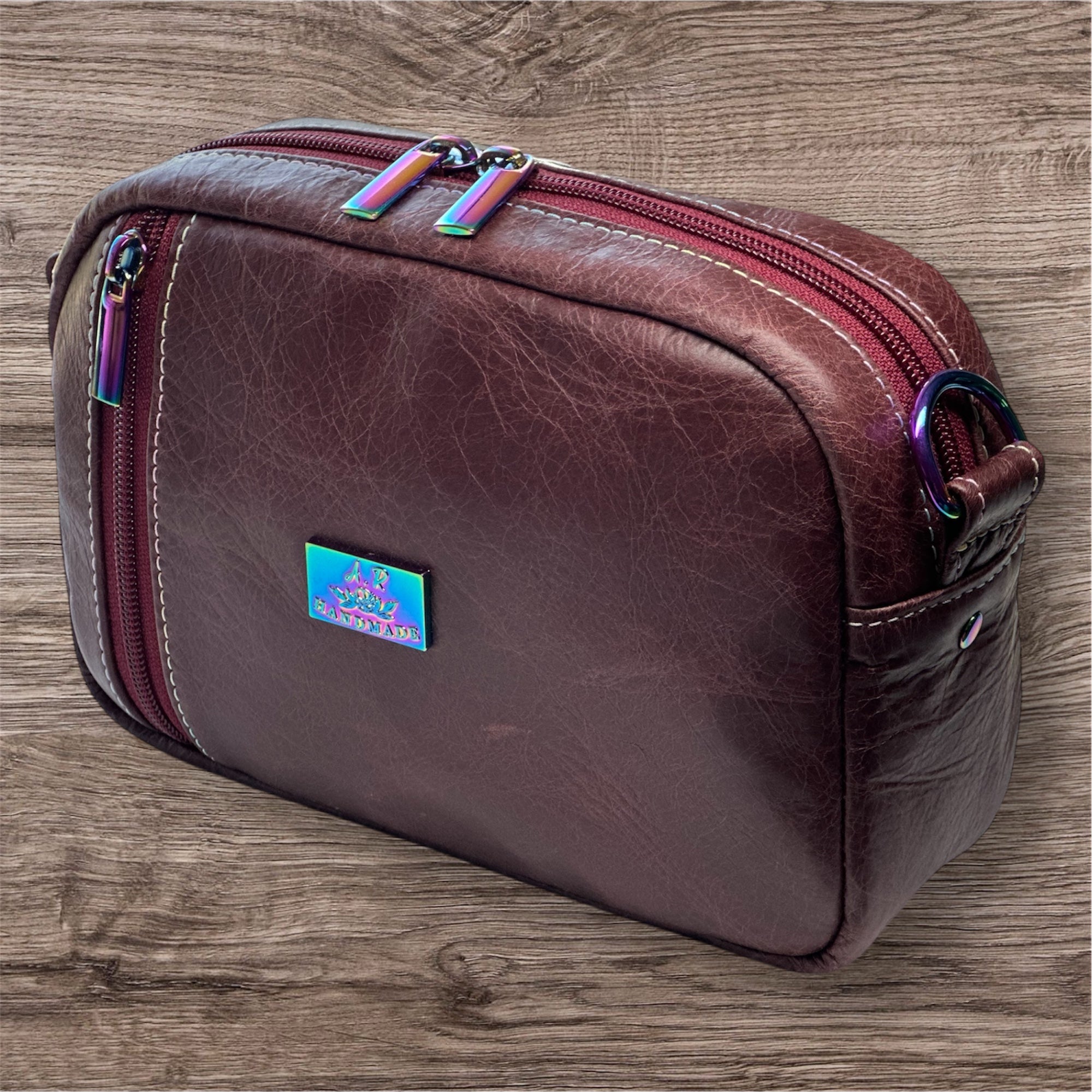 Lil Crossbody Bags! (Maroon Leather)