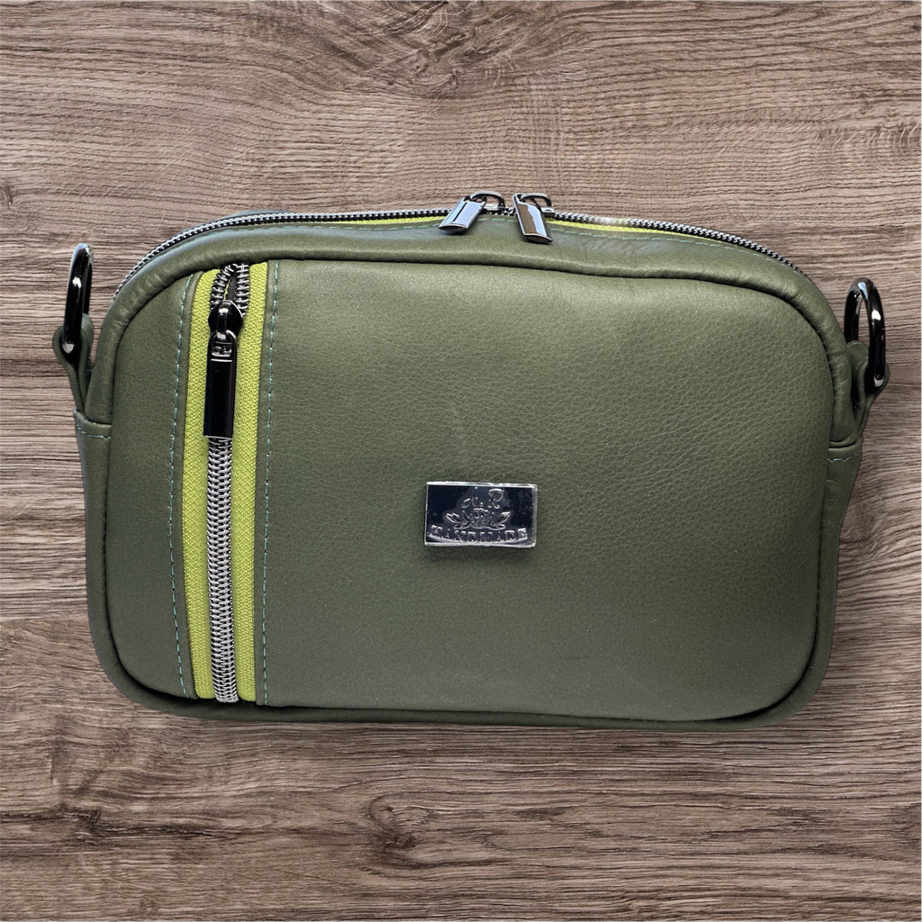 Lil Crossbody Bags! (Green Leather)